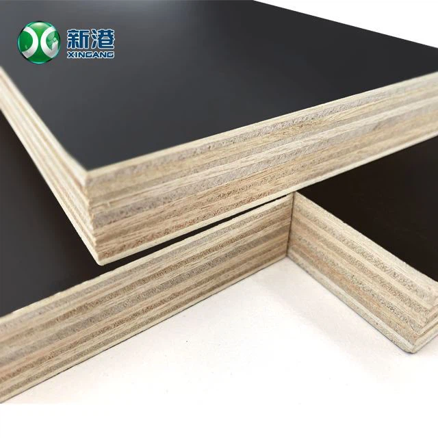 12mm enpèmeyab fim nwa fè fas a PlyWood nan Lachin pou konstriksyon