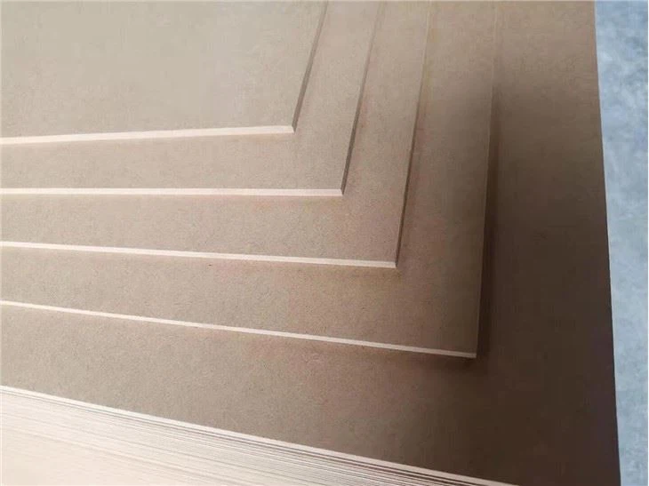 15mm 18mm Melamine fè fas MDF Mwayen Dansite Fiberboard