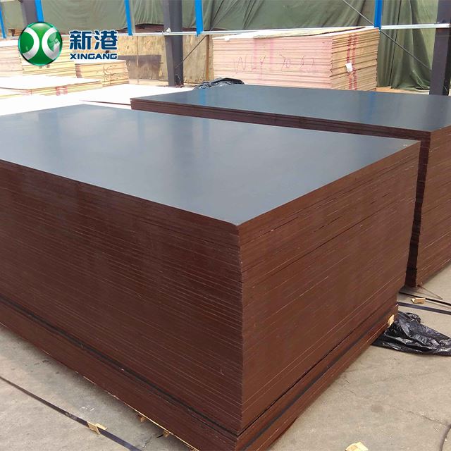 18mm fim fè fas a plywood marin plywood nwa mawon fim poplar Combi bwa di nwayo plywood fèy