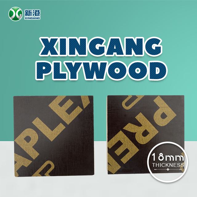 8-10 Fwa itilize bon kalite fim fas plywood pou konstriksyon