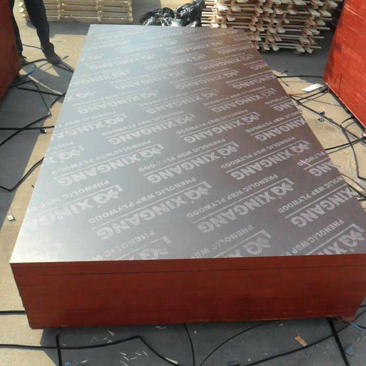 Full Poplar Core WBP Glue Film Faced Plywood For Construction