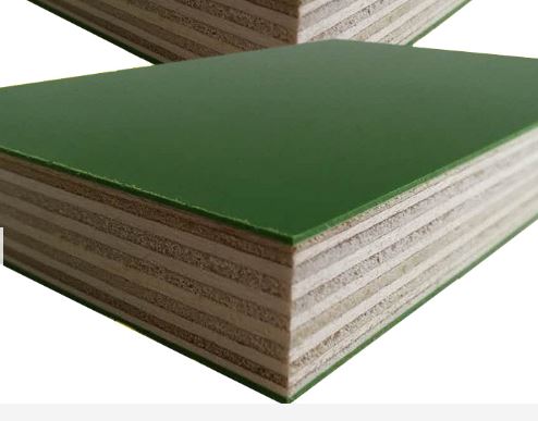 Plastik fim te fè fas Plywood koulè vèt