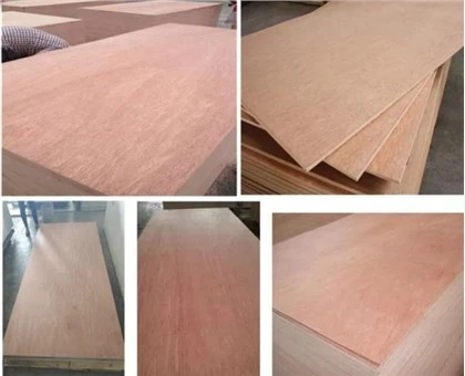 3X7 Bintangor Okoume Sapelee 2mm-5mm BB/CC Pòt Po Plywood