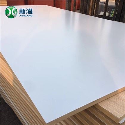 9/12/15/18mm Melamine fè fas a MDF, 1220x2440, Mwayen Dansite Fiberboard