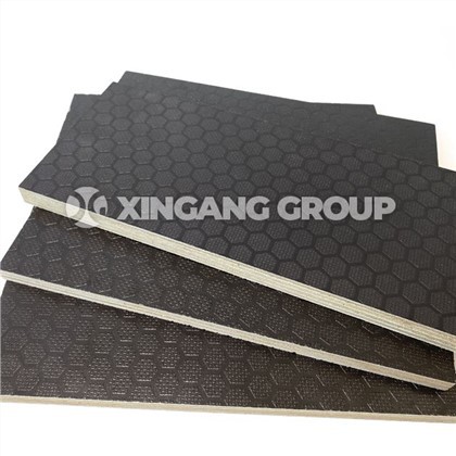 Anti glise Marin Plywood High Quality Film te fè fas Marin Plywood Itilize Shuttering Plywood Fèy