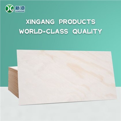 Cho Press Plywood 1200mmx2400mm Poplar Plywood Komèsyal Plywood Fèy