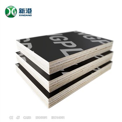 Hot Press Plywood Finger Joint Plywood Film Te fè fas Plywood Poplar Nwayo