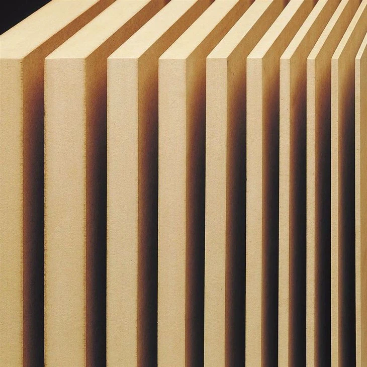 1220 × 2440mm 9mm 12mm 18mm MDF Mwayen Dansite Fiberboard