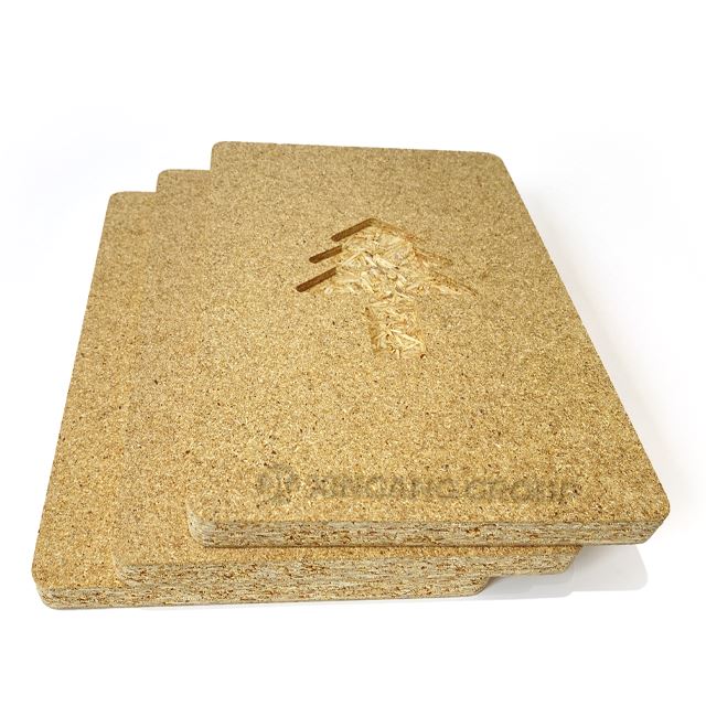 15mm E1 E0 Carb P2 Klas Gwo Fòs Chipboard Pou Mèb