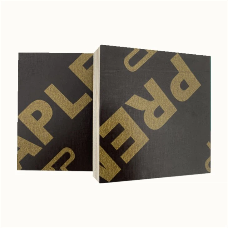 Concrete Shuttering Wood Board Film te fè fas Plywood pou konstriksyon