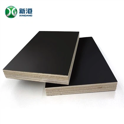Faktori 1200x1800 mm Nwa fim te fè fas Plywood Marin Formwork Fenolik Komisyon Konsèy