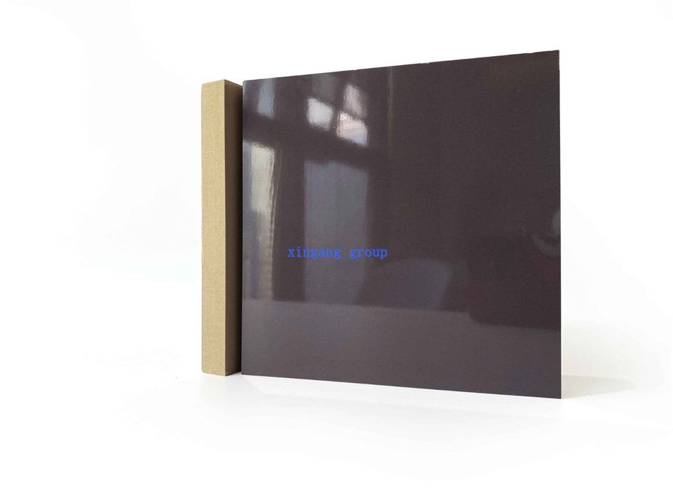 18mm High Glossy UV Mdf UV Melamine MDF For Decoration Laminated Mdf